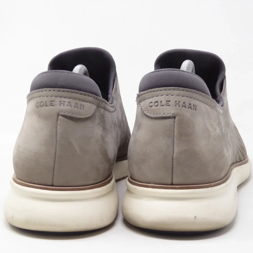 Cole Haan Mens 2.ZeroGrand Laser Wingtip Oxford Shoes Grey C23814 Size 10M